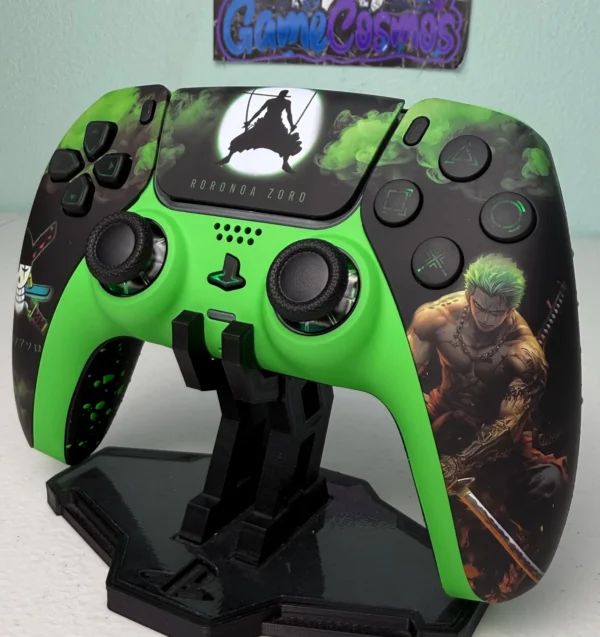 Roronoa Zoro One Piece - RGB LED - Custom Wireless Controller for PS5 Or PC - Image 2