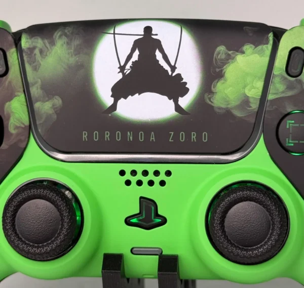 Roronoa Zoro One Piece - RGB LED - Custom Wireless Controller for PS5 Or PC - Image 6