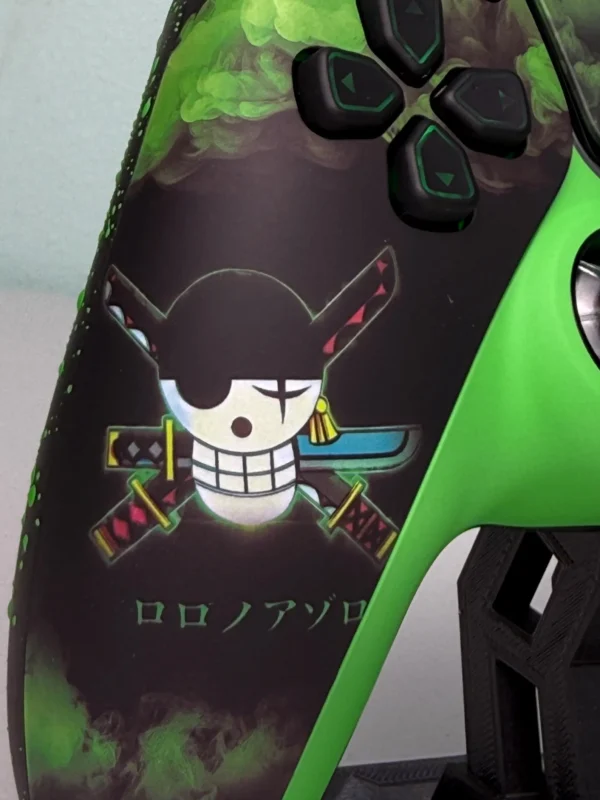 Roronoa Zoro One Piece - RGB LED - Custom Wireless Controller for PS5 Or PC - Image 5