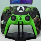 Roronoa Zoro One Piece - RGB LED - Custom Wireless Controller for PS5 Or PC