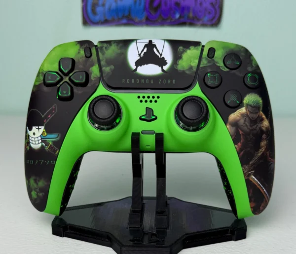 Roronoa Zoro One Piece - RGB LED - Custom Wireless Controller for PS5 Or PC
