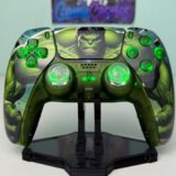 Marvel The Incredible Hulk - RGB LED - Custom Wireless Controller for PS5 Or PC