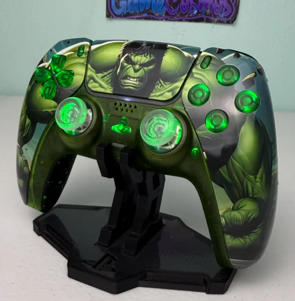 Marvel The Incredible Hulk - RGB LED - Custom Wireless Controller for PS5 Or PC - Image 2