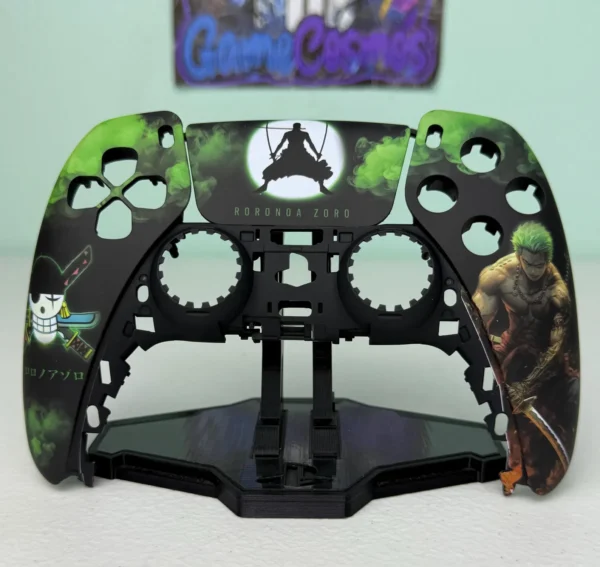 Roronoa Zoro One Piece - RGB LED - Custom Wireless Controller for PS5 Or PC - Image 9