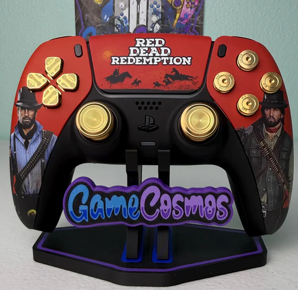RDR + RDR2 Red Dead - Real Metal - Custom Wireless Controller for PS5 Or PC