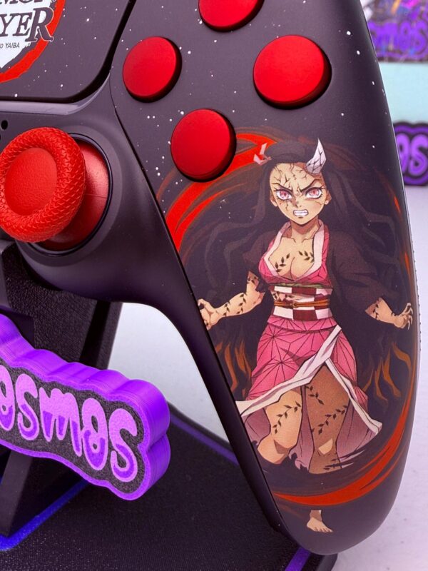 Demon Slayer Tanjiro Nezuko - Custom Wireless Controller for PS5 or PC - Image 5
