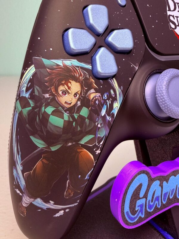 Demon Slayer Tanjiro Nezuko - Custom Wireless Controller for PS5 or PC - Image 3