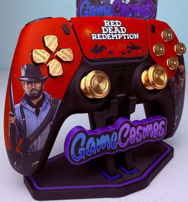RDR + RDR2 Red Dead - Real Metal - Custom Wireless Controller for PS5 Or PC - Image 3