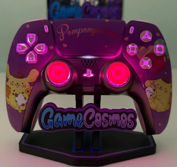 Sanrio Pompompurin - RGB LED - Custom Wireless Controller for PS5 Or PC G GameCosmos - Image 2