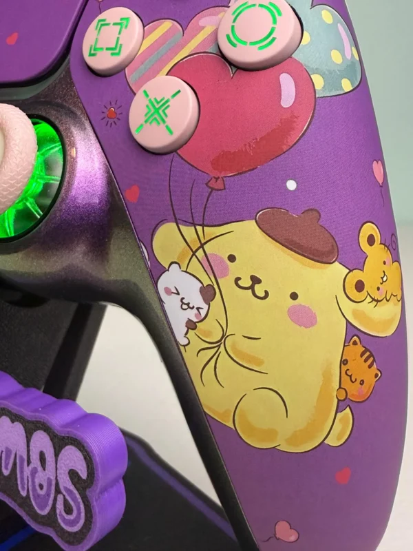 Sanrio Pompompurin - RGB LED - Custom Wireless Controller for PS5 Or PC G GameCosmos - Image 6