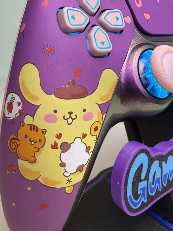 Sanrio Pompompurin - RGB LED - Custom Wireless Controller for PS5 Or PC G GameCosmos - Image 4