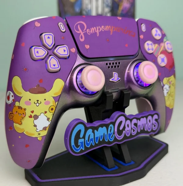 Sanrio Pompompurin - RGB LED - Custom Wireless Controller for PS5 Or PC G GameCosmos - Image 3