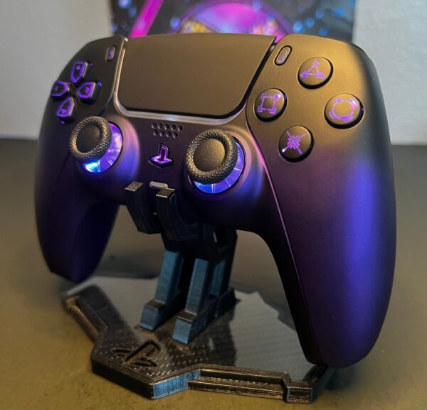 Gradient Matte Purple Black - RGB LED - Custom Wireless Controller for PS5 Or PC - Image 2