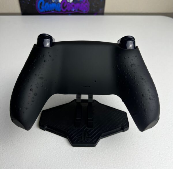 Silver Matte Black Swirl - RGB LED - Custom Wireless Controller for PS5 Or PC - Image 3
