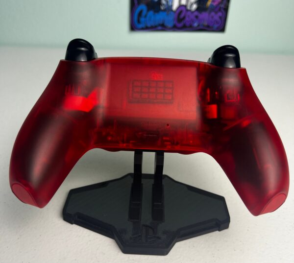 Custom Retro PS2 Theme - Clear Red - Custom Wireless Controller for PS5 Or PC - Image 2