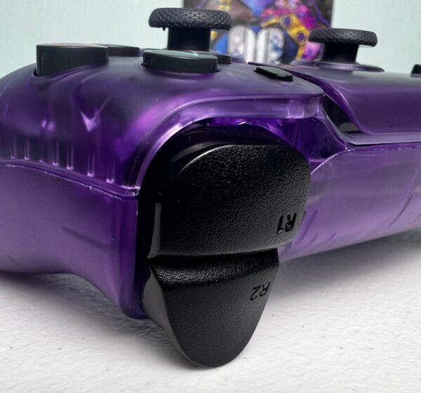 Custom Retro PS2 Theme - Atomic Purple - Custom Wireless Controller for PS5 Or PC - Image 3
