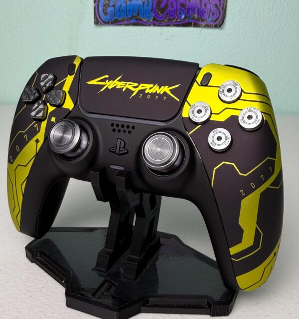 Cyber Punk - Real Metal - Soft Touch - Custom Wireless Controller for PS5 Or PC - Image 2