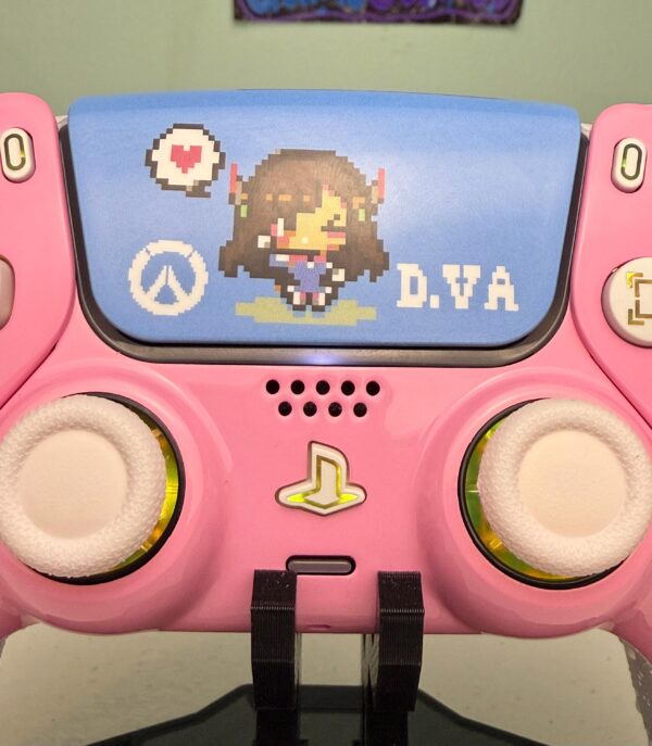 D.Va Overwatch 2 - RGB LED - Custom Wireless Controller for PS5 Or PC - Image 7