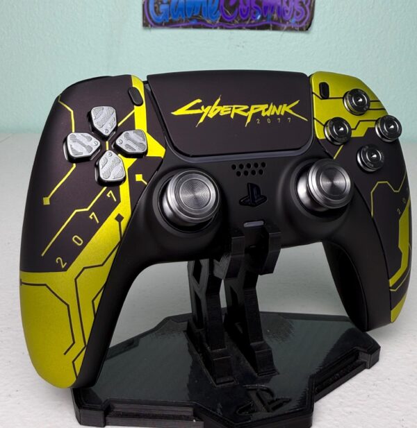 Cyber Punk - Real Metal - Soft Touch - Custom Wireless Controller for PS5 Or PC - Image 5