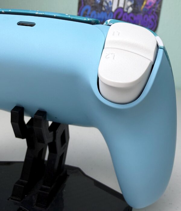 Cute Cartoon Puppy - Sky Blue - RGB LED - Custom Wireless Controller for PS5 Or PC - Image 4
