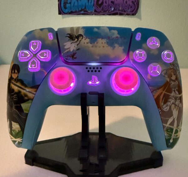 Sword Art Online SAO - RGB LED - Custom Wireless Controller for PS5 Or PC - Image 8
