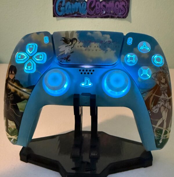 Sword Art Online SAO - RGB LED - Custom Wireless Controller for PS5 Or PC - Image 2