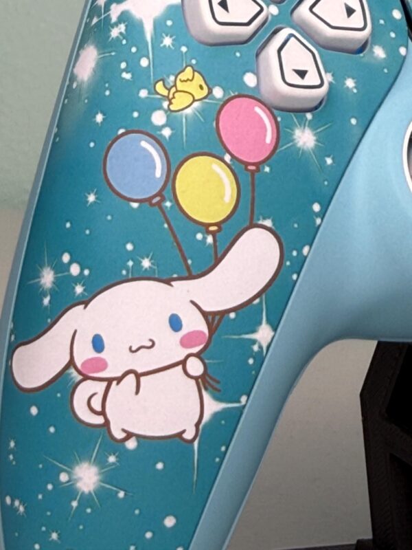 Cute Cartoon Puppy - Sky Blue - RGB LED - Custom Wireless Controller for PS5 Or PC - Image 7