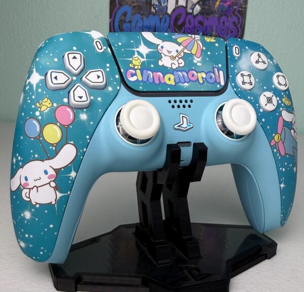 Cute Cartoon Puppy - Sky Blue - RGB LED - Custom Wireless Controller for PS5 Or PC - Image 8
