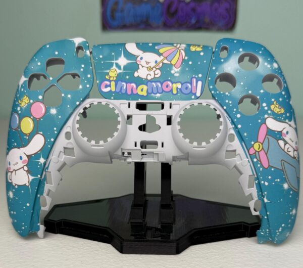 Cute Cartoon Puppy - Sky Blue - RGB LED - Custom Wireless Controller for PS5 Or PC - Image 9
