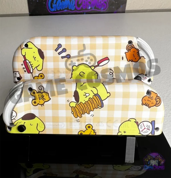 Sanrio Pompompurin - RGB LED - Custom Joycons for the Nintendo Switch - Image 5