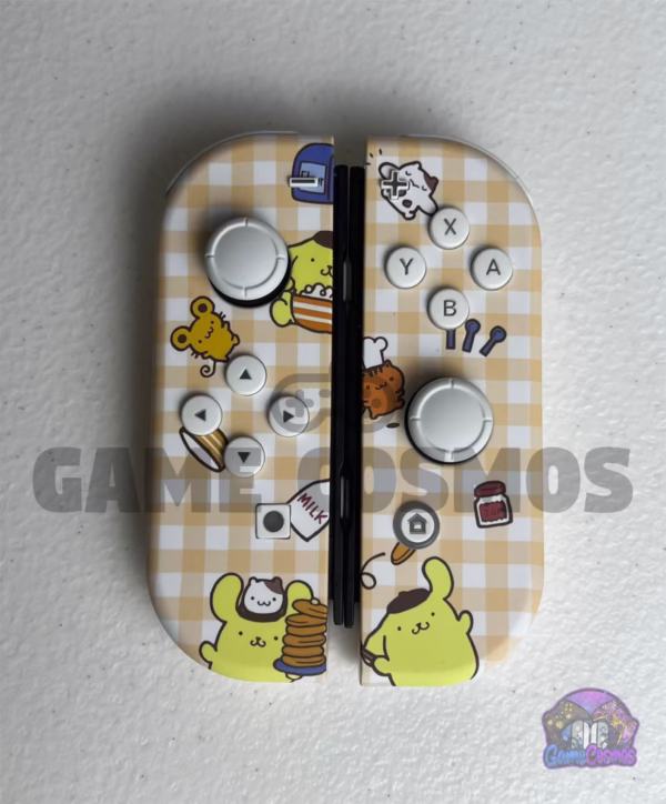 Sanrio Pompompurin - RGB LED - Custom Joycons for the Nintendo Switch