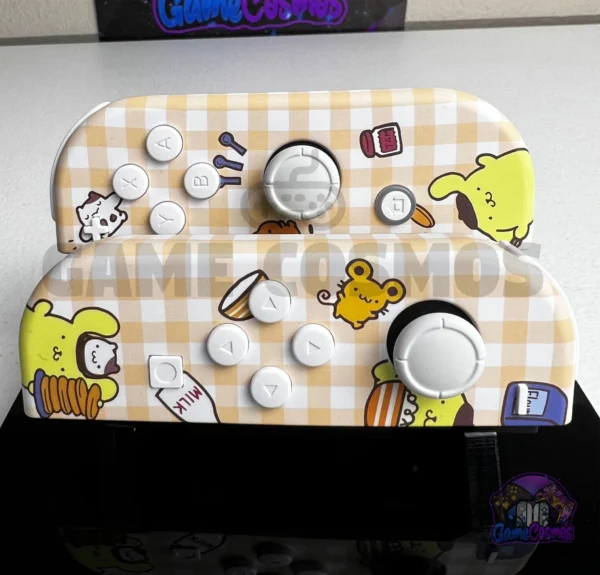 Sanrio Pompompurin - RGB LED - Custom Joycons for the Nintendo Switch - Image 4