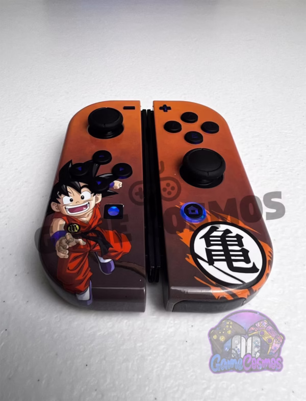 Baby Goku Dragon ball Z - RGB LED - Custom Joycons for the Nintendo Switch - Image 2