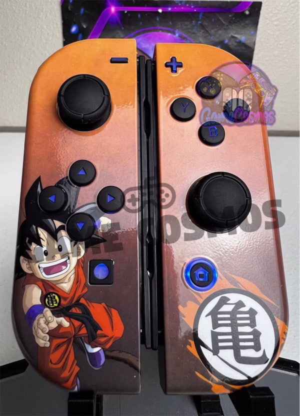 Baby Goku Dragon ball Z - RGB LED - Custom Joycons for the Nintendo Switch - Image 3