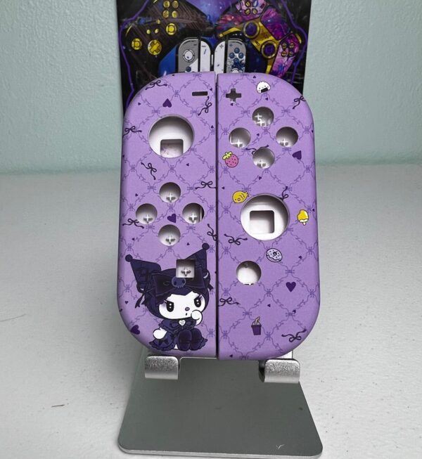 Sanrio Kuromi - RGB LED - Custom Joycons for the Nintendo Switch