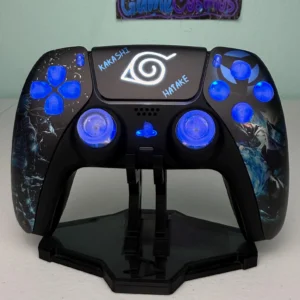 Kakashi Hatake Naruto - RGB LED - Custom Wireless Controller for PS5 Or PC