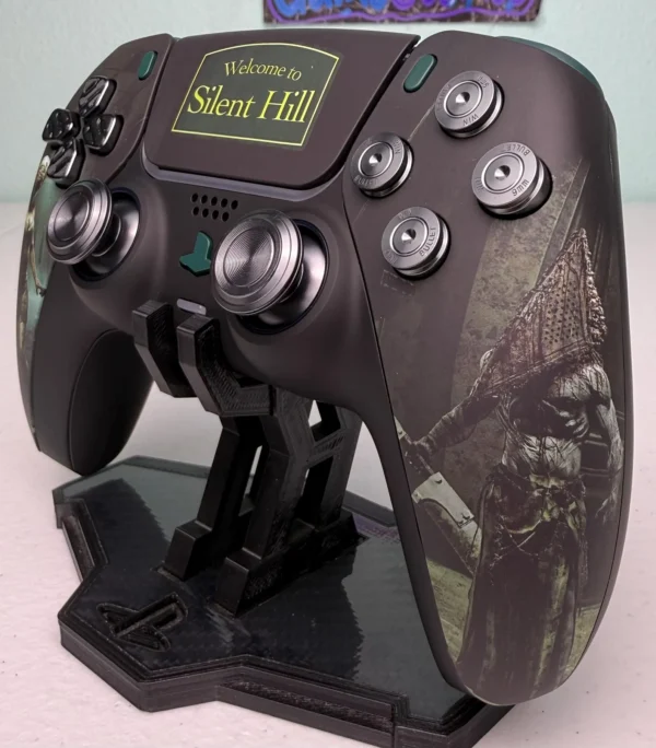 Silent Hill - Real Metal - Soft Touch - Custom Wireless Controller for PS5 Or - Image 2