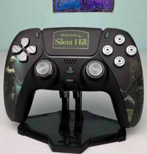 Silent Hill - Real Metal - Soft Touch - Custom Wireless Controller for PS5 Or