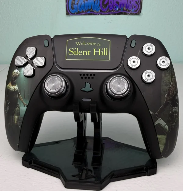 Silent Hill - Real Metal - Soft Touch - Custom Wireless Controller for PS5 Or