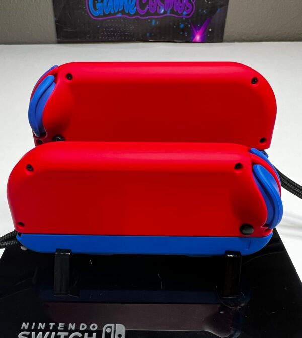 Passion Red & Deep Blue - Soft Touch Pastel - Custom Joycons for the Nintend switch - Image 2