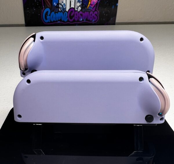 Boba Tea theme - Violet Pink - RGB LED - Custom Joycons for the Nintend Switch - Image 4