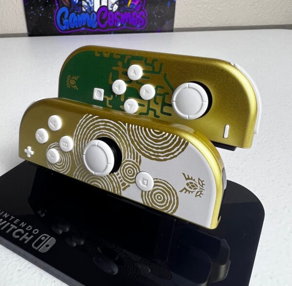 Zelda TOTK Tears Of The Kingdom - RGB LED - Custom Joycons for Nintendo Switch - Image 2