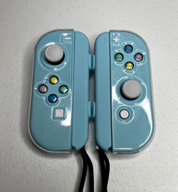 Cute Hearts theme - Heaven Blue Pastel - Custom Joycons for the Nintend Switch - Image 6