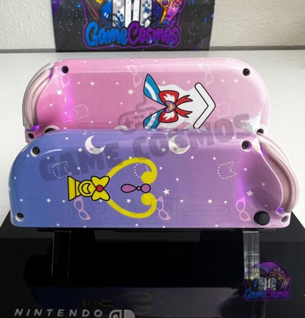 Sailor Moon And Chibiusa - RGB LED - Custom Joycons for the Nintendo Switch - Image 5