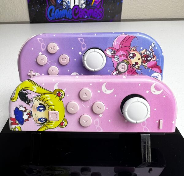 Sailor Moon And Chibiusa - RGB LED - Custom Joycons for the Nintendo Switch - Image 8