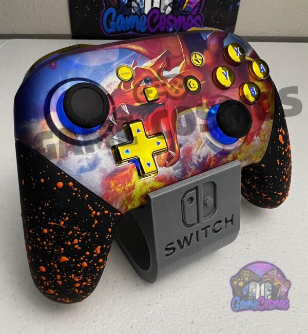 Fire Type Anime Theme - RGB LED - Custom Wireless Pro Controller for The Switch Or PC - Image 5