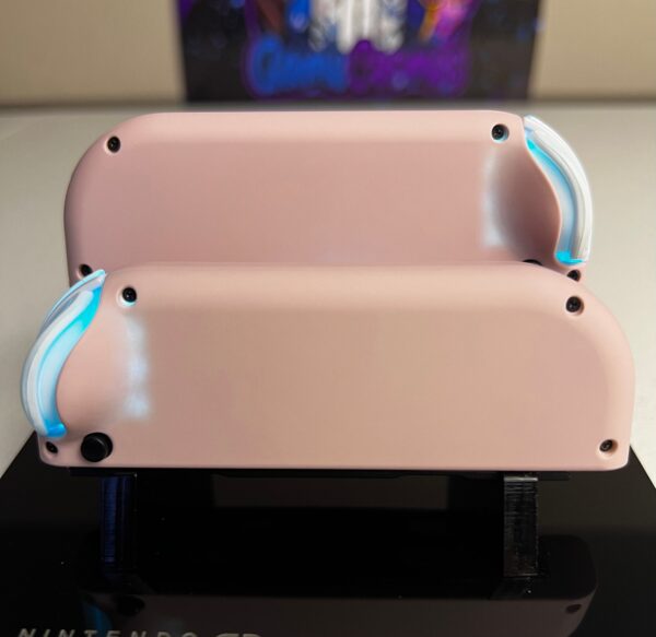 Soft Touch Sakura Pink - RGB LED - Custom Joycons for the Nintend Switch - Image 6