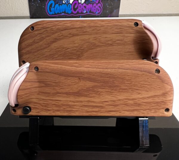 Cute Woodgrain Theme - Pink Hearts Pink Accents - Custom Joycons for the Nintend Switch - Image 5