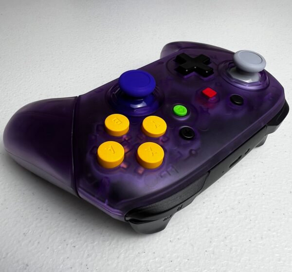 Custom N64 Inspired - Gated Sticks - Atomic Purple - Wireless Pro Controller for The Switch Or PC - Image 2