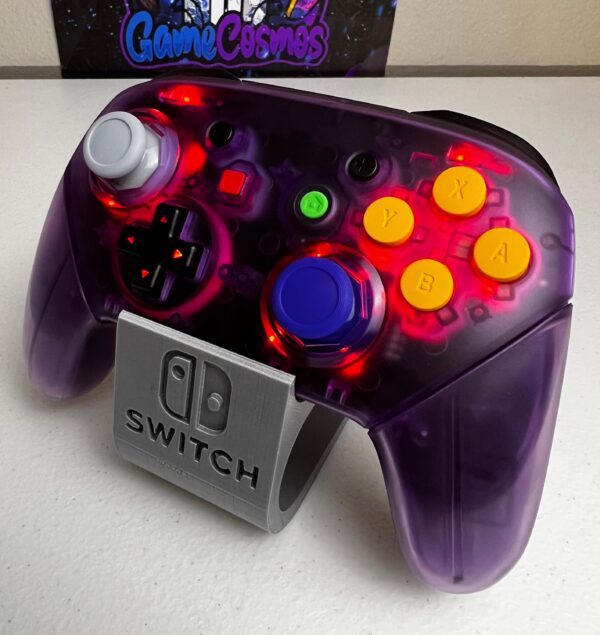 Custom N64 Inspired - Gated Sticks - Atomic Purple - Wireless Pro Controller for The Switch Or PC - Image 3